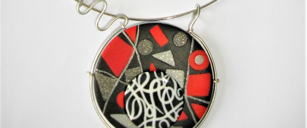 Pendentif (rond rouge)