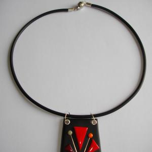 Trapèze classique (rouge) - Vente en ligne de bijoux fimo