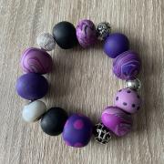 Bracelet élastique (mauve)