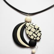 Rond déstructuré (mosaique noir et blanc)