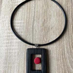 Pendentif rectangle strié  (chic ) - Vente en ligne de bijoux fimo